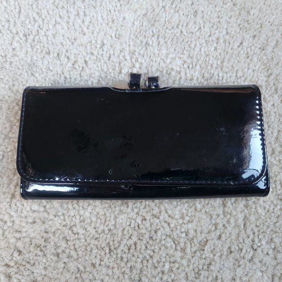 NWOT black patent wallet/clutch - Picture 10 of 13